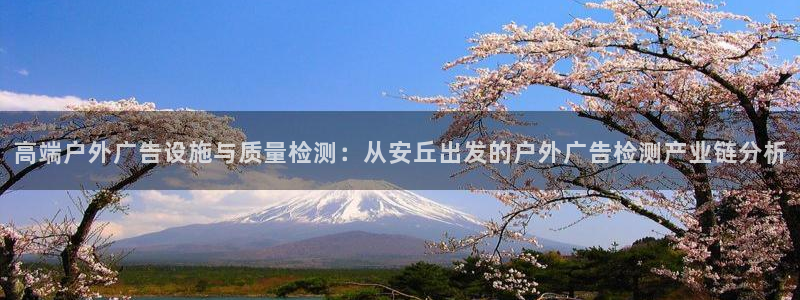 杏宇平台客服：高端户外广告设施与质量检测