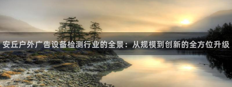 杏宇平台主管：安丘户外广告设备检测行业的