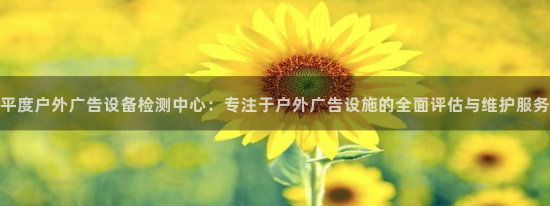 杏宇平台好吗：平度户外广告设备检测中心：