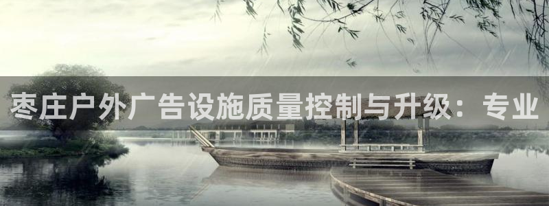 杏宇平台登录步骤是什么：枣庄户外广告设施质量控制与升级：专业